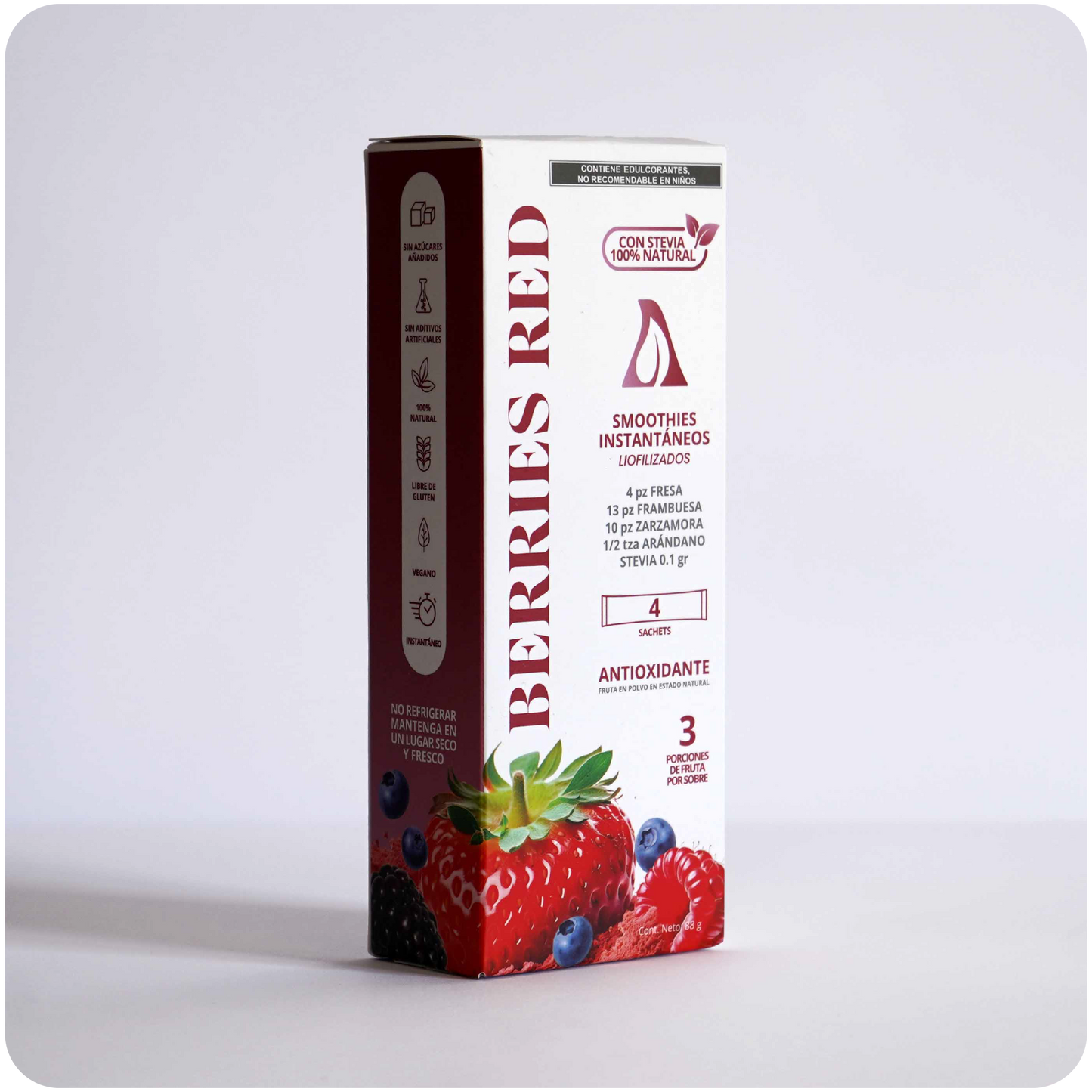 BERRIES RED 4 sobres