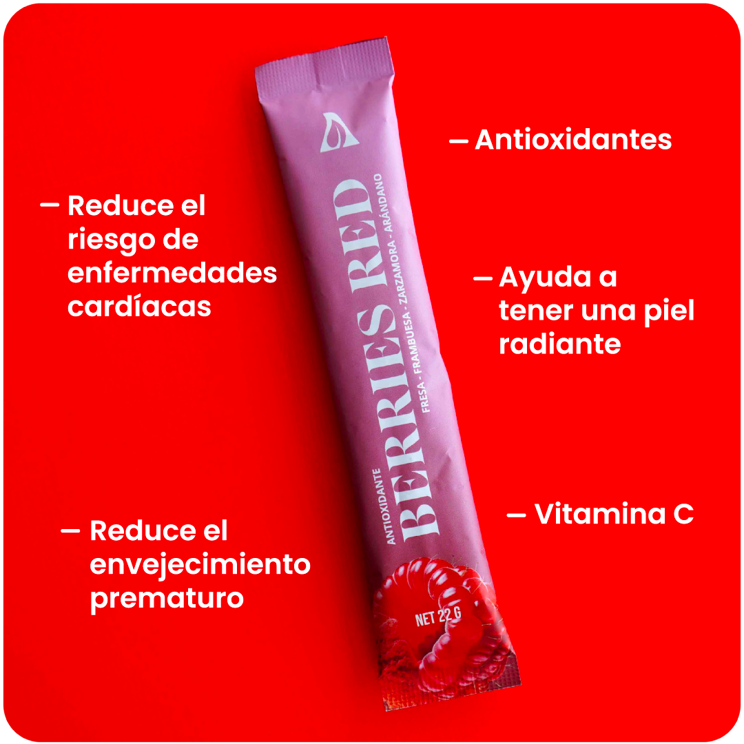BERRIES RED 4 sobres