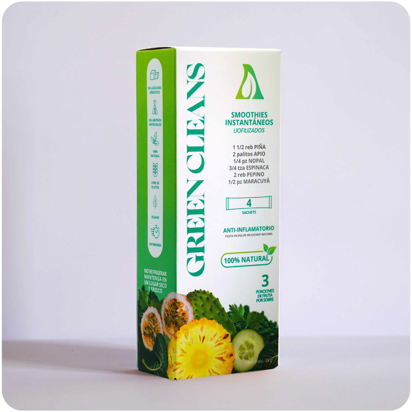 GREEN CLEANS 4 sobres