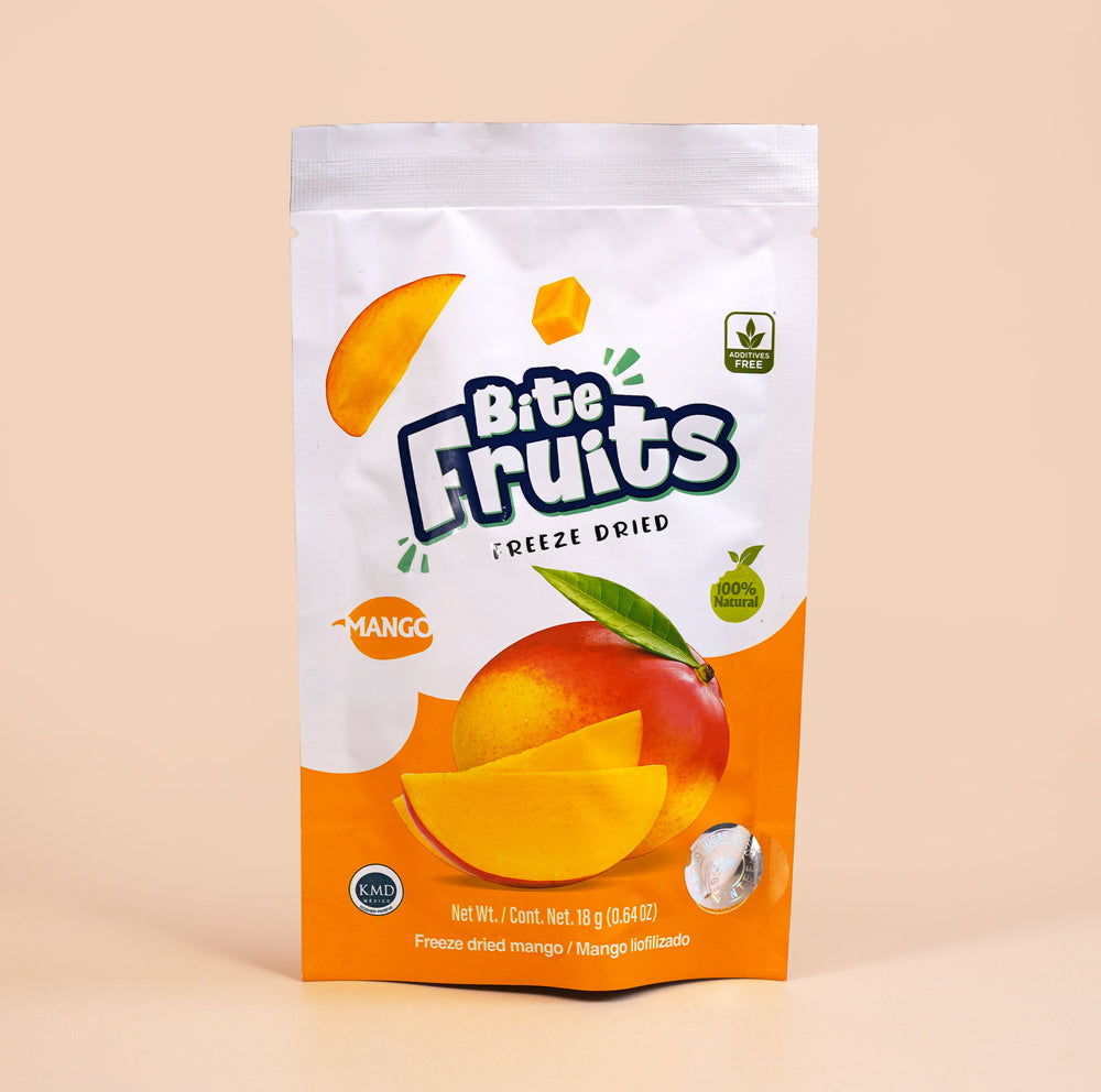 Bolsa de fruta liofilizada sabor MANGO