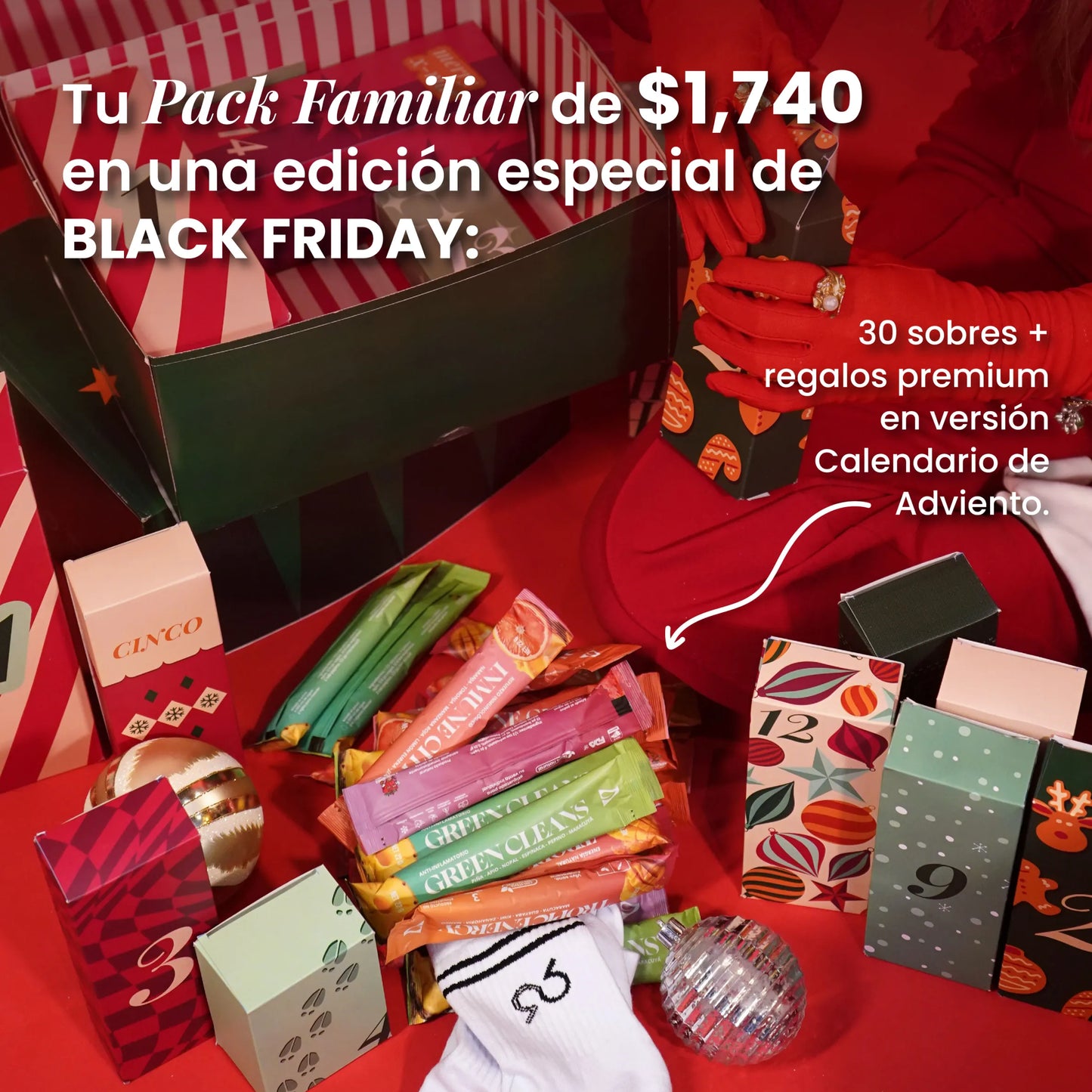 Paquete Familiar Amorasana — Edición Especial Calendario de Adviento