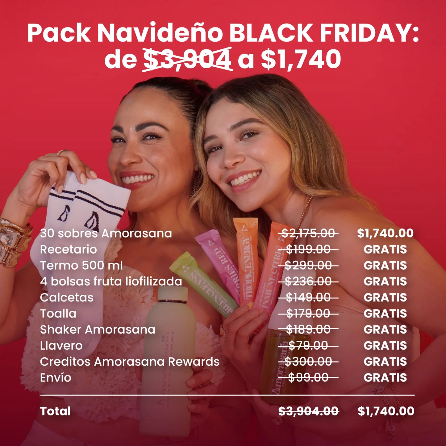 Paquete Familiar Amorasana — Edición Especial Calendario de Adviento