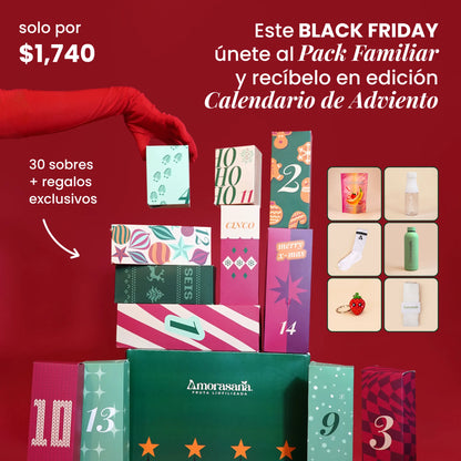 Paquete Familiar Amorasana — Edición Especial Calendario de Adviento