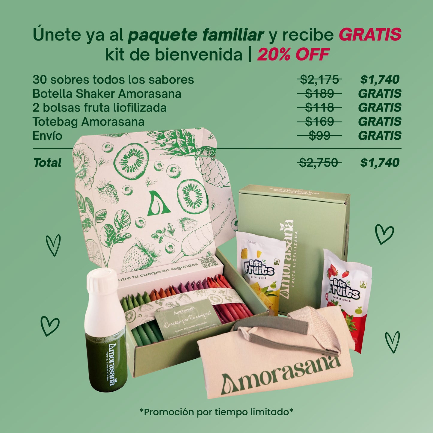 Pack Familiar | 30 sobres