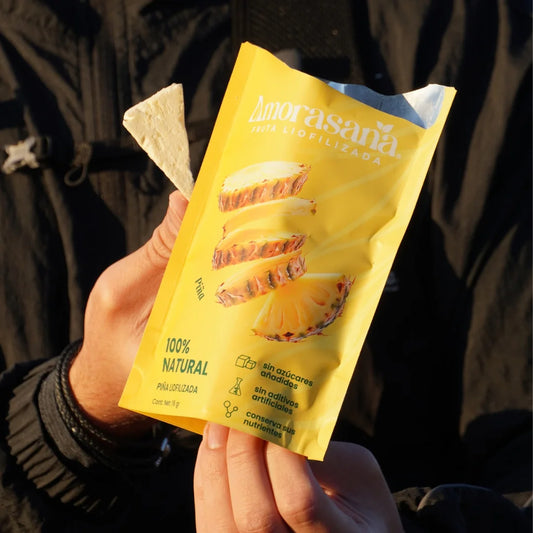 Bolsa de fruta liofilizada sabor PIÑA
