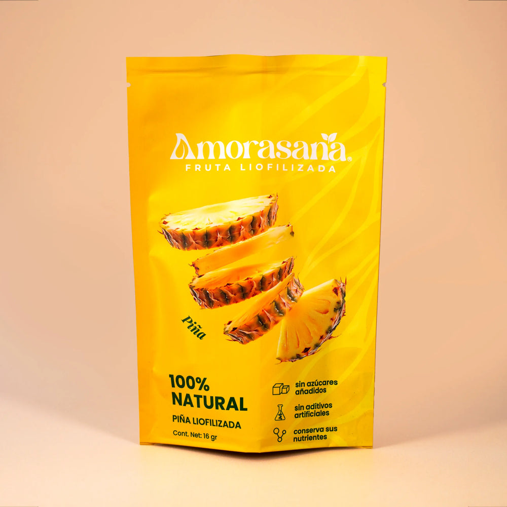 Bolsa de fruta liofilizada sabor PIÑA