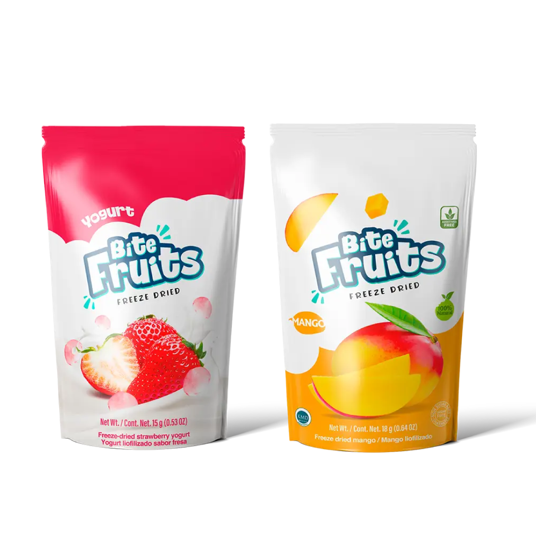 Bolsa de fruta en trozos