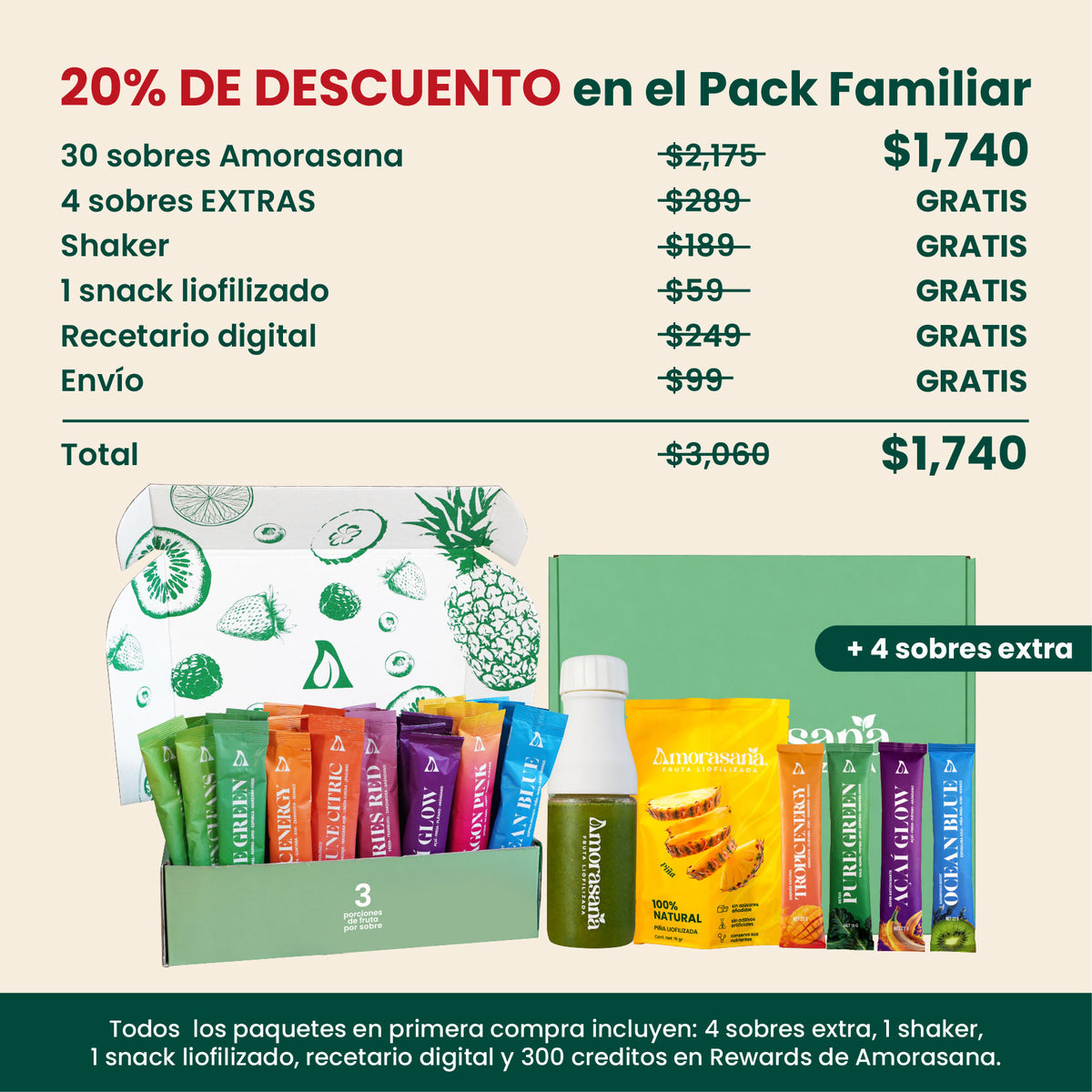 Paquete Familiar